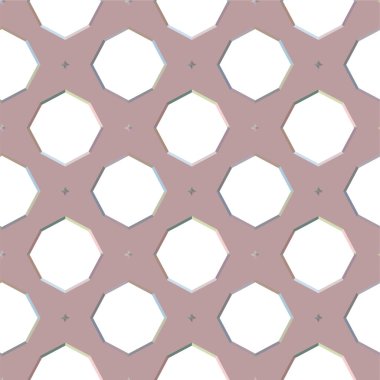 Geometrik soyut dikişsiz desen, vektör illüstrasyonu