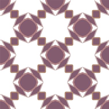 soyut geometrik dikişsiz desen, vektör illüstrasyonu 