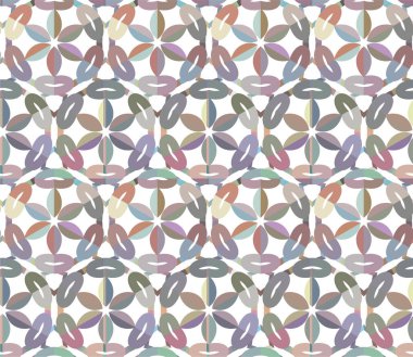 soyut geometrik dikişsiz desen, vektör illüstrasyonu