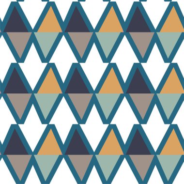 soyut geometrik dikişsiz desen, vektör illüstrasyonu