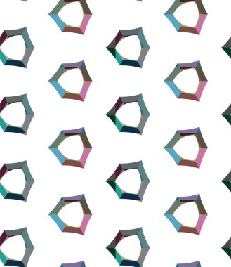 Geometrik soyut dikişsiz desen, vektör illüstrasyonu