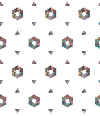 soyut geometrik dikişsiz desen, vektör illüstrasyonu