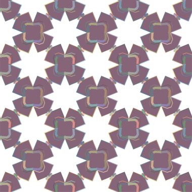 soyut geometrik dikişsiz desen, vektör illüstrasyonu