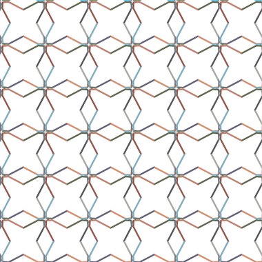 soyut geometrik dikişsiz desen, vektör illüstrasyonu