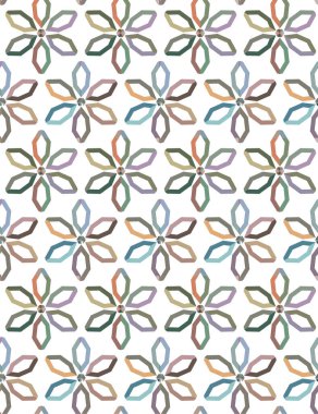 soyut geometrik dikişsiz desen, vektör illüstrasyonu 