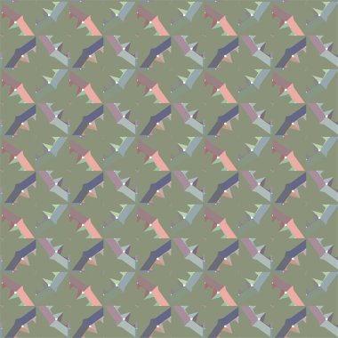 soyut geometrik dikişsiz desen, vektör illüstrasyonu