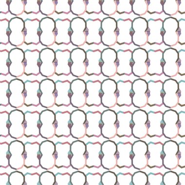 soyut geometrik dikişsiz desen, vektör illüstrasyonu