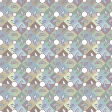 soyut geometrik dikişsiz desen, vektör illüstrasyonu