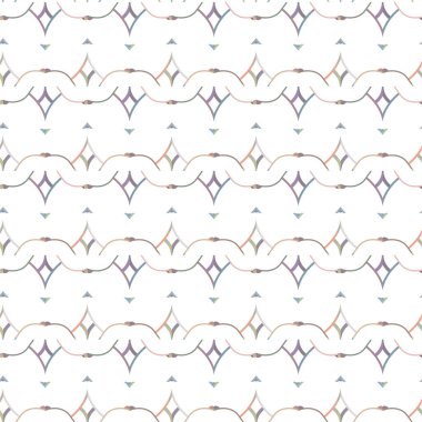 soyut geometrik dikişsiz desen, vektör illüstrasyonu