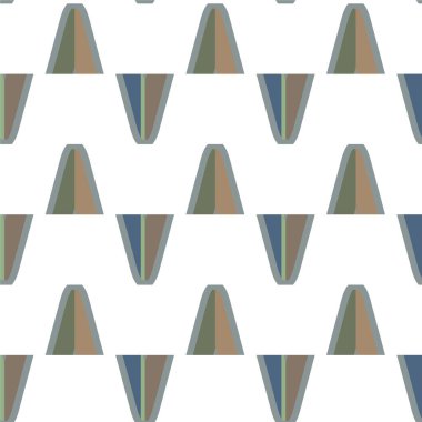 soyut geometrik dikişsiz desen, vektör illüstrasyonu