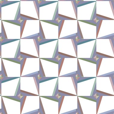 Soyut elementlerle kusursuz vektör deseni