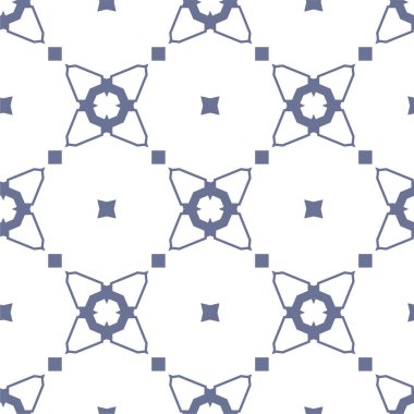 Geometrik soyut dikişsiz desen, vektör illüstrasyonu