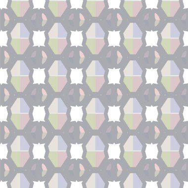 soyut geometrik dikişsiz desen, vektör illüstrasyonu