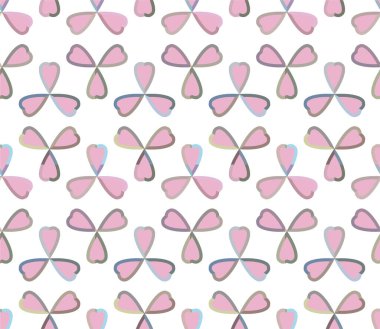 Geometrik şekilli kusursuz desen vektör çizimi    