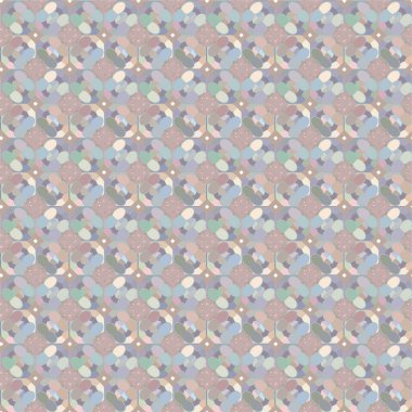 Geometrik soyut dikişsiz desen, vektör illüstrasyonu