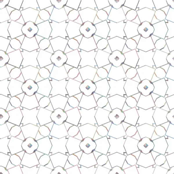 Abstrakt Geometriskt Sömlöst Mönster Vektorillustration — Stock vektor