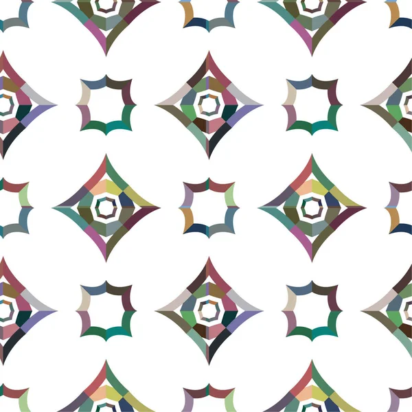 Geometrik soyut dikişsiz desen, vektör illüstrasyonu