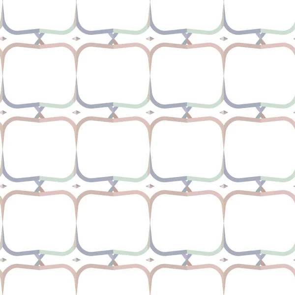 Geometriskt Abstrakt Sömlöst Mönster Vektorillustration — Stock vektor