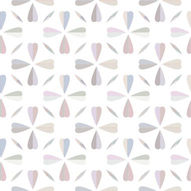 Geometrik şekilli kusursuz desen vektör çizimi  