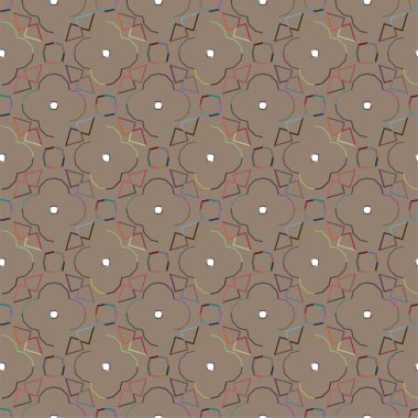 soyut geometrik dikişsiz desen, vektör illüstrasyonu