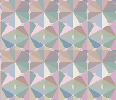 Geometrik soyut dikişsiz desen, vektör illüstrasyonu