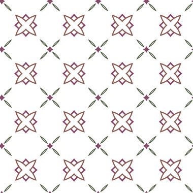 soyut geometrik dikişsiz desen, vektör illüstrasyonu