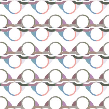 soyut geometrik dikişsiz desen, vektör illüstrasyonu