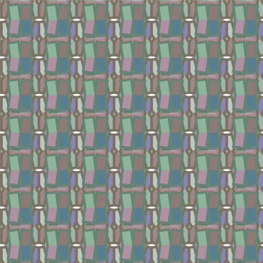 Geometrik şekilli kusursuz desen vektör çizimi  