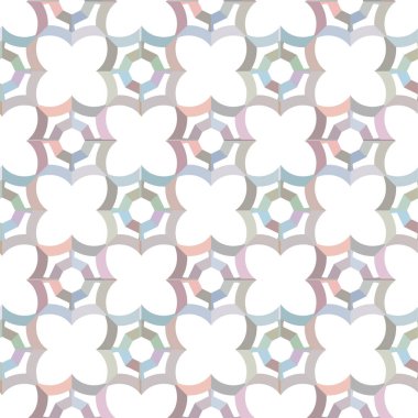 soyut geometrik dikişsiz desen, vektör illüstrasyonu