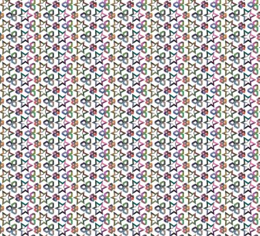 Geometrik soyut dikişsiz desen, vektör illüstrasyonu