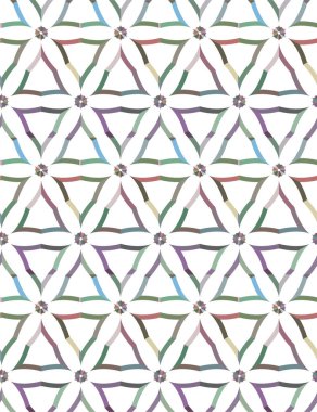 soyut geometrik dikişsiz desen, vektör illüstrasyonu