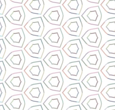 soyut geometrik dikişsiz desen, vektör illüstrasyonu