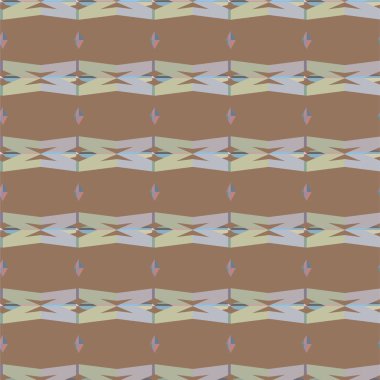 Geometrik şekilli kusursuz desen vektör çizimi    