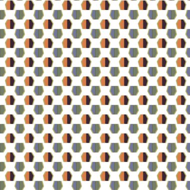 Geometrik şekilli kusursuz desen vektör çizimi