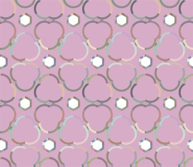 soyut geometrik dikişsiz desen, vektör illüstrasyonu