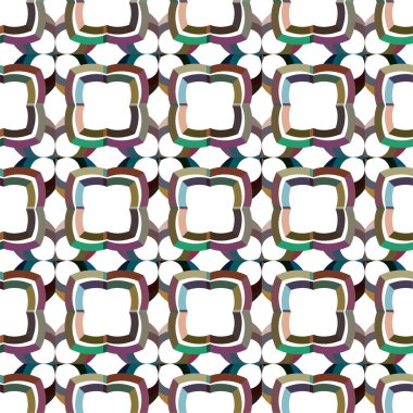 soyut geometrik dikişsiz desen, vektör illüstrasyonu