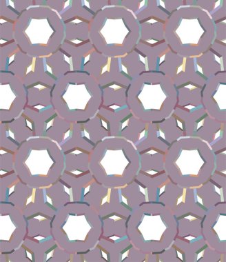 soyut geometrik dikişsiz desen, vektör illüstrasyonu 