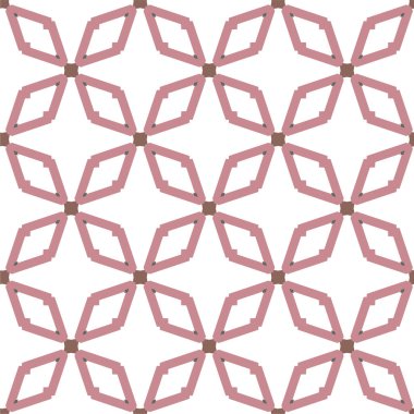 Geometrik şekilli kusursuz desen vektör çizimi    