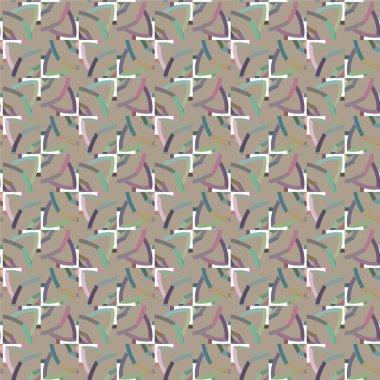 Geometrik soyut dikişsiz desen, vektör illüstrasyonu