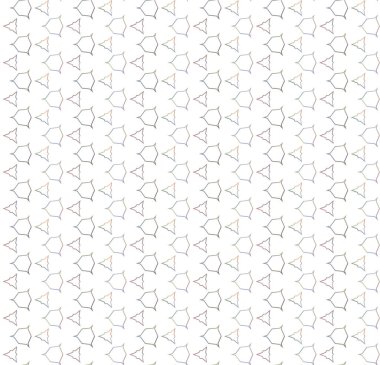 soyut geometrik dikişsiz desen, vektör illüstrasyonu