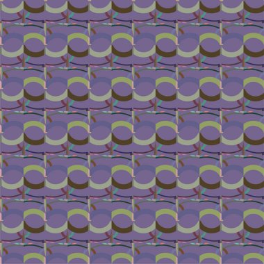 soyut geometrik dikişsiz desen, vektör illüstrasyonu