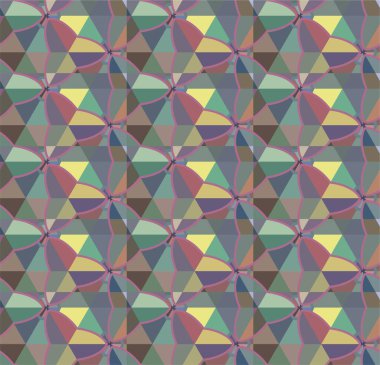 soyut geometrik dikişsiz desen, vektör illüstrasyonu