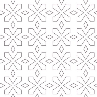 soyut geometrik dikişsiz desen, vektör illüstrasyonu
