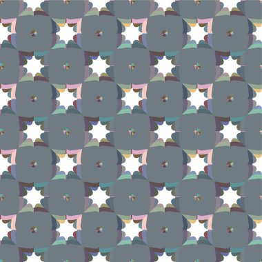 soyut geometrik dikişsiz desen, vektör illüstrasyonu