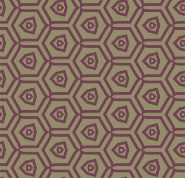 Soyut elementlerle kusursuz vektör deseni