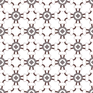 Geometrik soyut dikişsiz desen, vektör illüstrasyonu