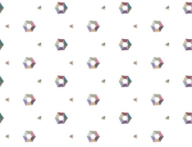 soyut geometrik dikişsiz desen, vektör illüstrasyonu