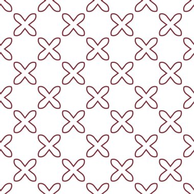 Geometrik şekilli kusursuz desen vektör çizimi