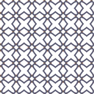 Geometrik şekilli kusursuz desen vektör çizimi  