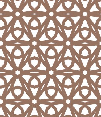 Geometrik soyut dikişsiz desen, vektör illüstrasyonu